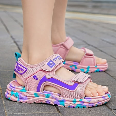 

Aayomet Children Shoes Comfortable Soft Sole Lightweight Boys Snd Girls Casual Shoes Fashion Sandals Student Shower Slides Women Pink 12.5