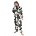 thumbnail image 5 of Vzayyk 4T-14Y Size Aviliable Cozy One-Piece Footless Sleeper Pajama Cartoon Skulls, 5 of 8