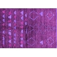 thumbnail image 1 of Ahgly Company Indoor Rectangle Solid Pink Modern Area Rugs, 6' x 9', 1 of 4