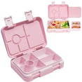 thumbnail image 2 of DJN Home & Garden Double Buckle Compartment Deepens Sealed Lunch Box Color Square Lunch Box，Plastic Box With 5 Compartments, 2 of 8