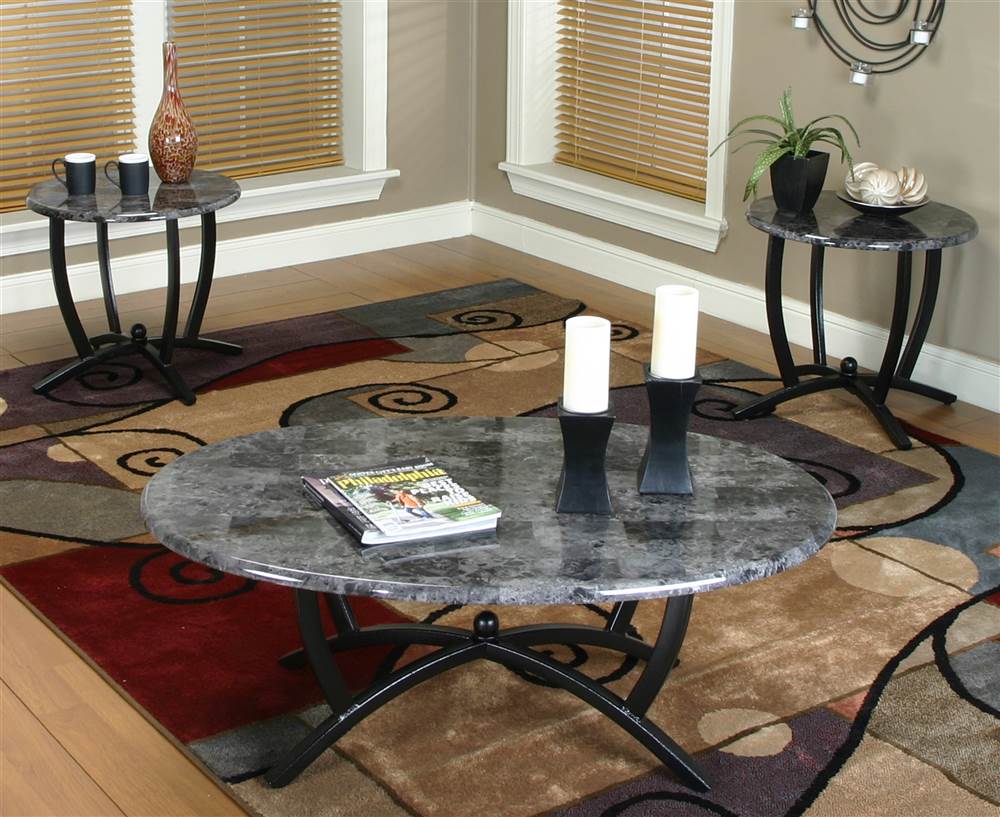 3 Pc Coffee & End Table Set Walmart