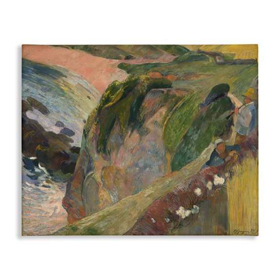 Stupell Industries Classic Gauguin Above The Sea Abstract Painting Wrapped Canvas Art Print Wall Art, 20 x 16