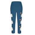 thumbnail image 4 of Tnhcen Women's Halloween Print High-Waisted Yoga Pants Cute Ghost Pattern Workout Leggings Milk Fleece Fitness Tights S-2XL Multiple Colors Available, 4 of 4
