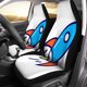 thumbnail image 2 of ABPHQTO Juego de 2 fundas de asiento de coche Rocket Universal Auto Asientos delanteros Protector para coche, SUV sedán, camión, 2 of 4