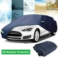 thumbnail image 4 of Sedan Car Cover Outdoor Waterproof Dust-proof Windproof UV Resistant All Weather Protection, Size M, 177x69x59inch, 4 of 7