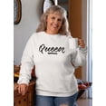 thumbnail image 2 of Queen.  Sweatshirt Women -Image by Shutterstock, Female Large, 2 of 4