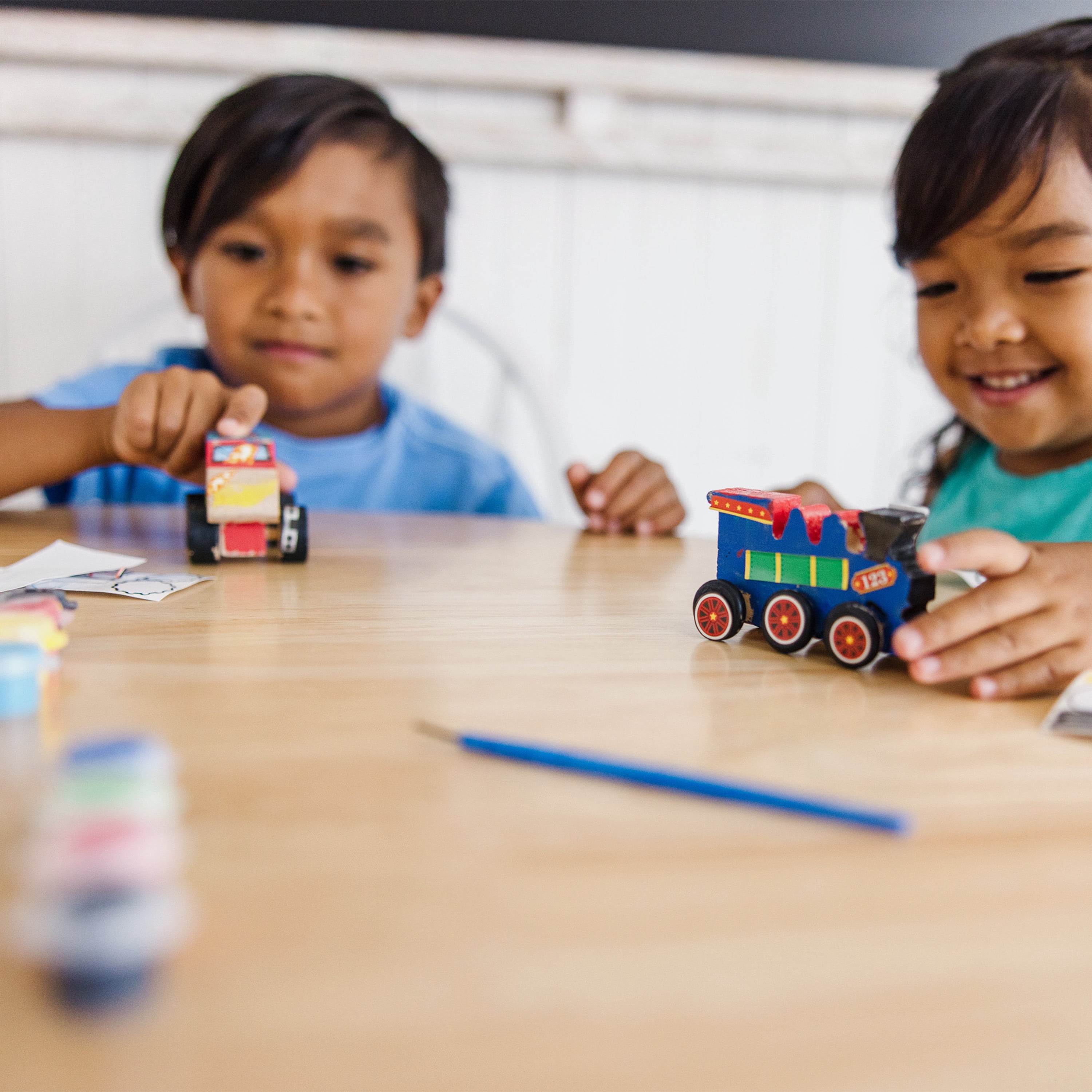 Melissa & Doug DYO Bundle - Monster Truck & Train