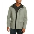 thumbnail image 2 of Kenneth Cole Mens High Neck Raincoat, Grey, Medium, 2 of 2