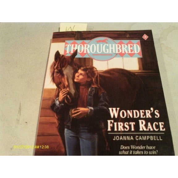 Wonder's First Race by Joanna Campbell Thoroughbred Series #3 Paperback
