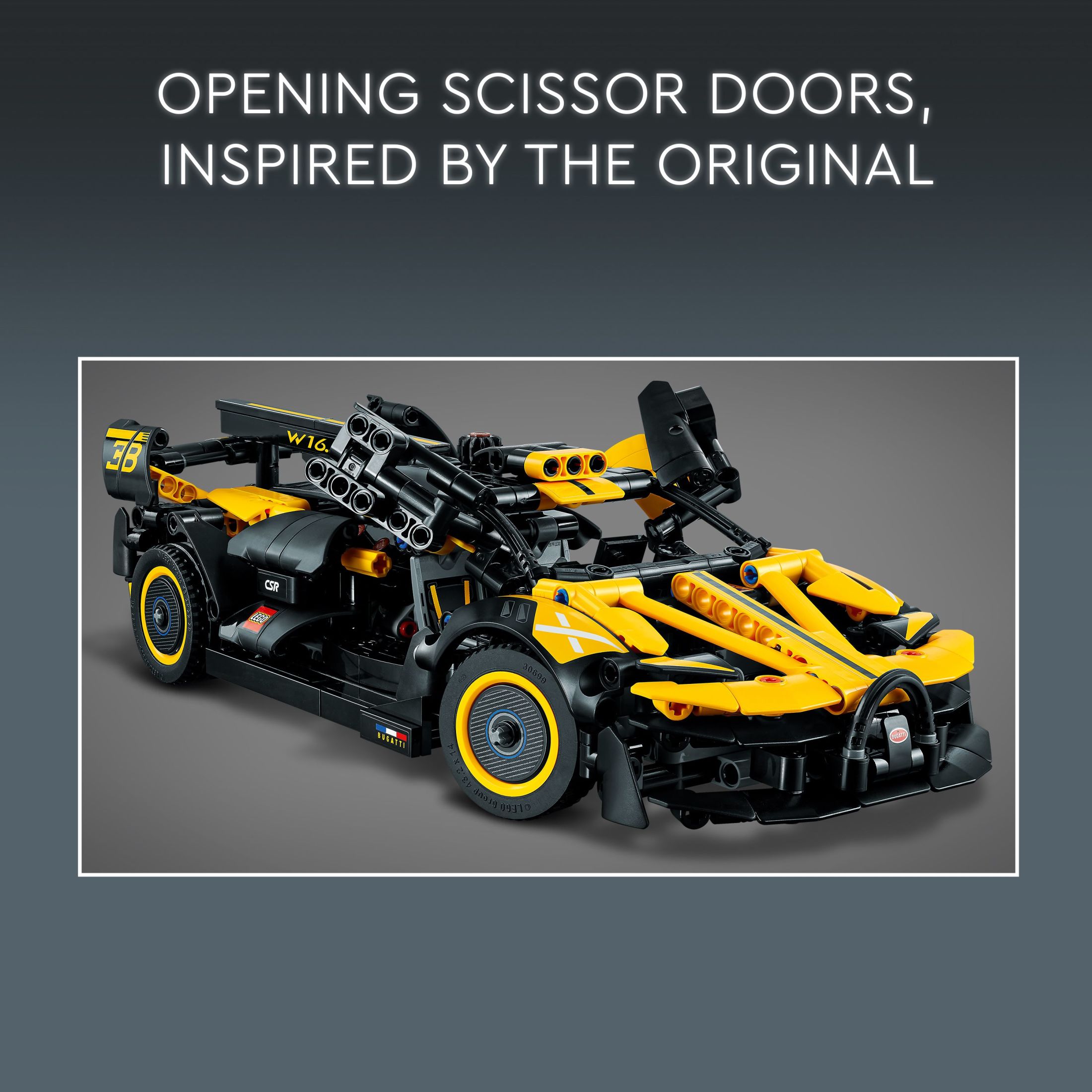 LEGO Technic Bugatti Bolide Race Car Model Building Set, 905 Pieces photo 5