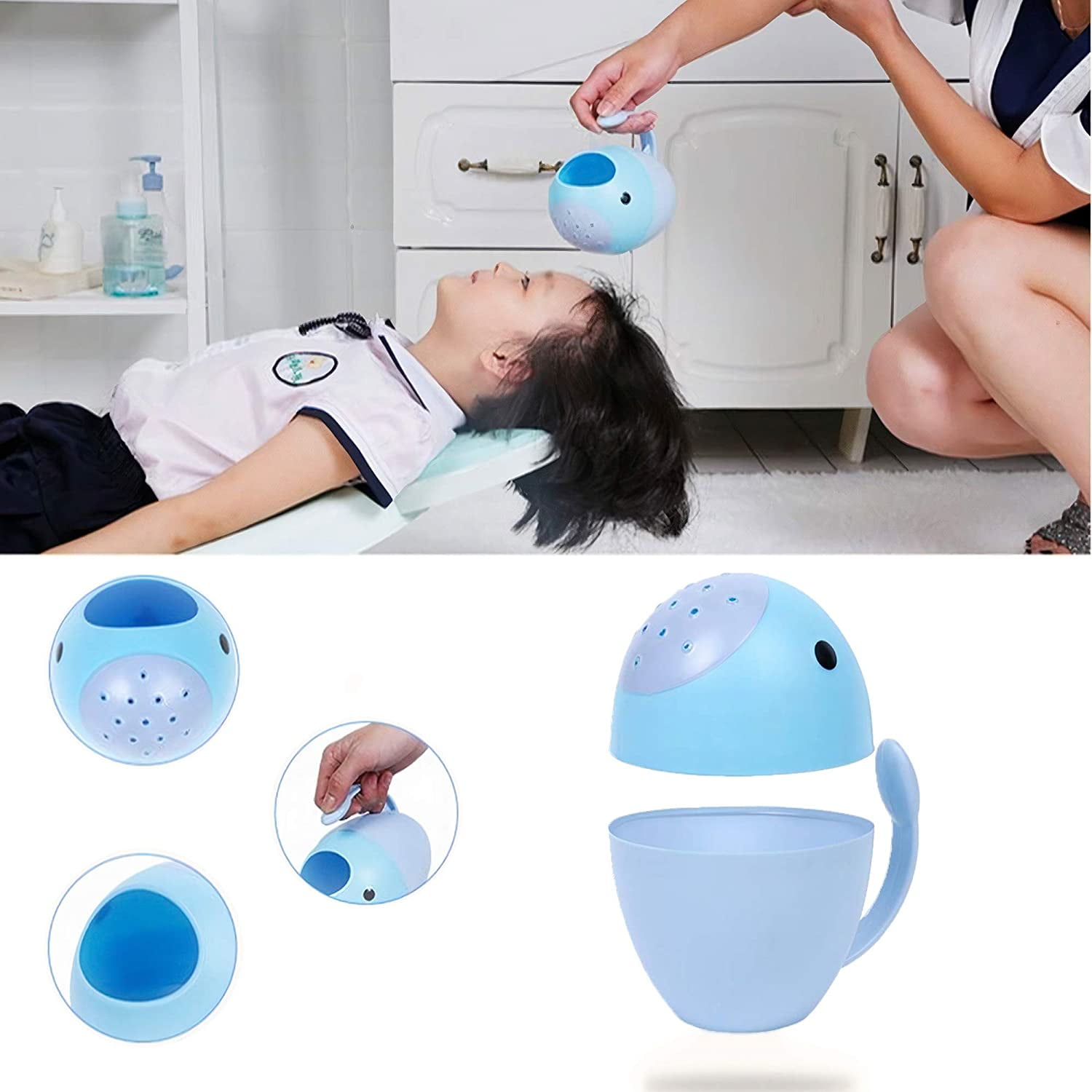 Bath Kneeler with Elbow Rest Pad Set 1.5 inch Thick Kneeling Pad and Elbow Support with Rinser and Non-slip Bath Mat