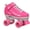 Pink, variant on Epic Galaxy Elite Black Quad Roller Skates, Size 2