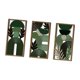 thumbnail image 2 of 3 Piezas Esculturas de Pared Abstractas Paneles Decorativos Geométricos en Madera con Diseño Hueco Adecuadas para Sala de Estar Dormitorio Recepción, 2 of 9