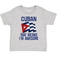 thumbnail image 3 of Inktastic Cuban Awesome Pride Boys or Girls Toddler T-Shirt, 3 of 5