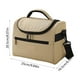 thumbnail image 3 of Bolsa de almuerzo aislante e impermeable con correa de hombro para el trabajo, escuela y playa de picnic, 3 of 9
