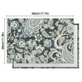 thumbnail image 5 of Set of 6 Paisley Placemats, Flax Linen Table Mats Featuring Vintage Floral and Decorative Mandala Patterns, Heat Resistant and Wrinkle Free, 5 of 5