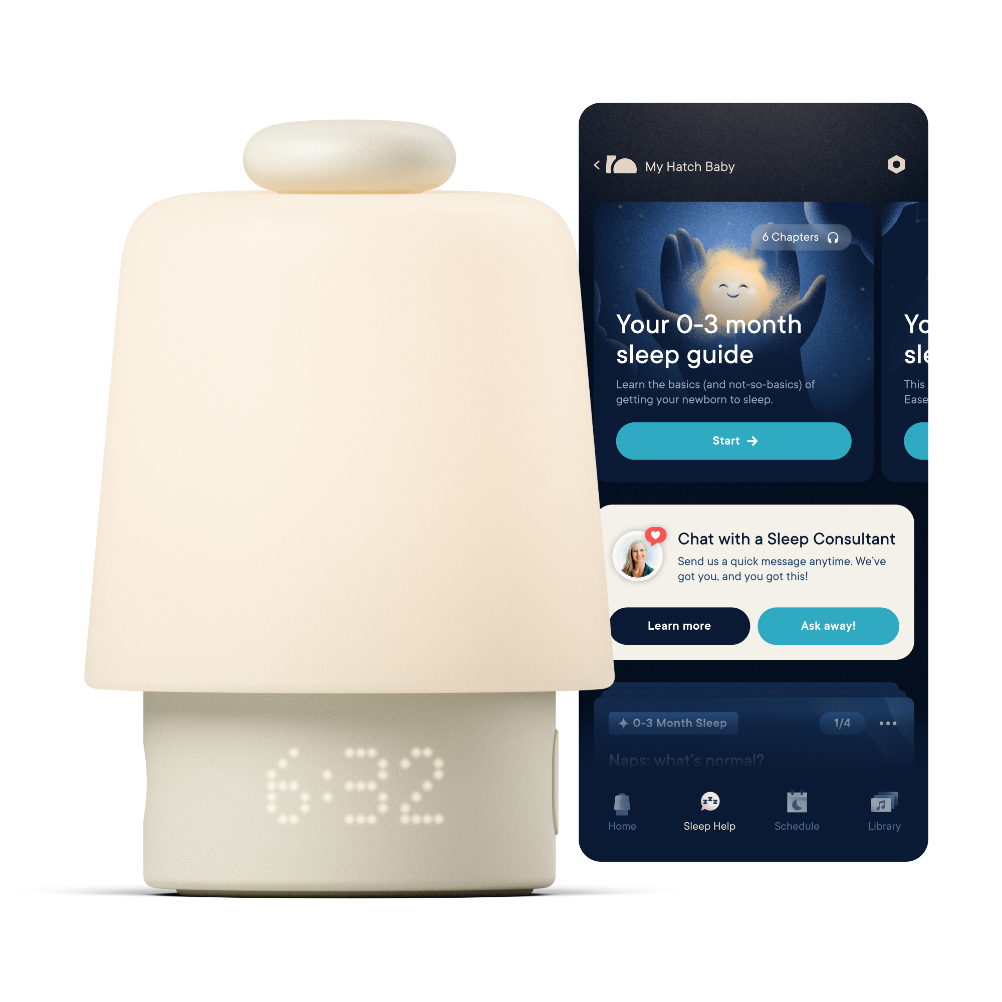 Hatch Baby Sleep Support Sound Machine & Night Light photo 3