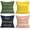 4 Pack Colorfulwording, variant on Vintage Wood Ocean Throw Pillow Cases Set of 4 Marine Sea Animals Starfish Fishes Conch Shell Beach Decorative Pillow Covers 18x18 Inch Polyester Linen Square Pillow Case Home Decor