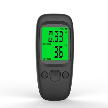 

Handheld Portable Lcd Display Electromagnetic Radiation Detector Magnetics Field Electric Field Temperature Measurement Device with Sound and Light Slarm Function