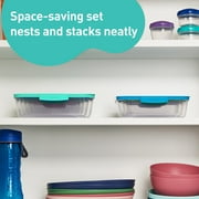 Sistema Nest It Food Storage Containers with Lids, 8-Pack