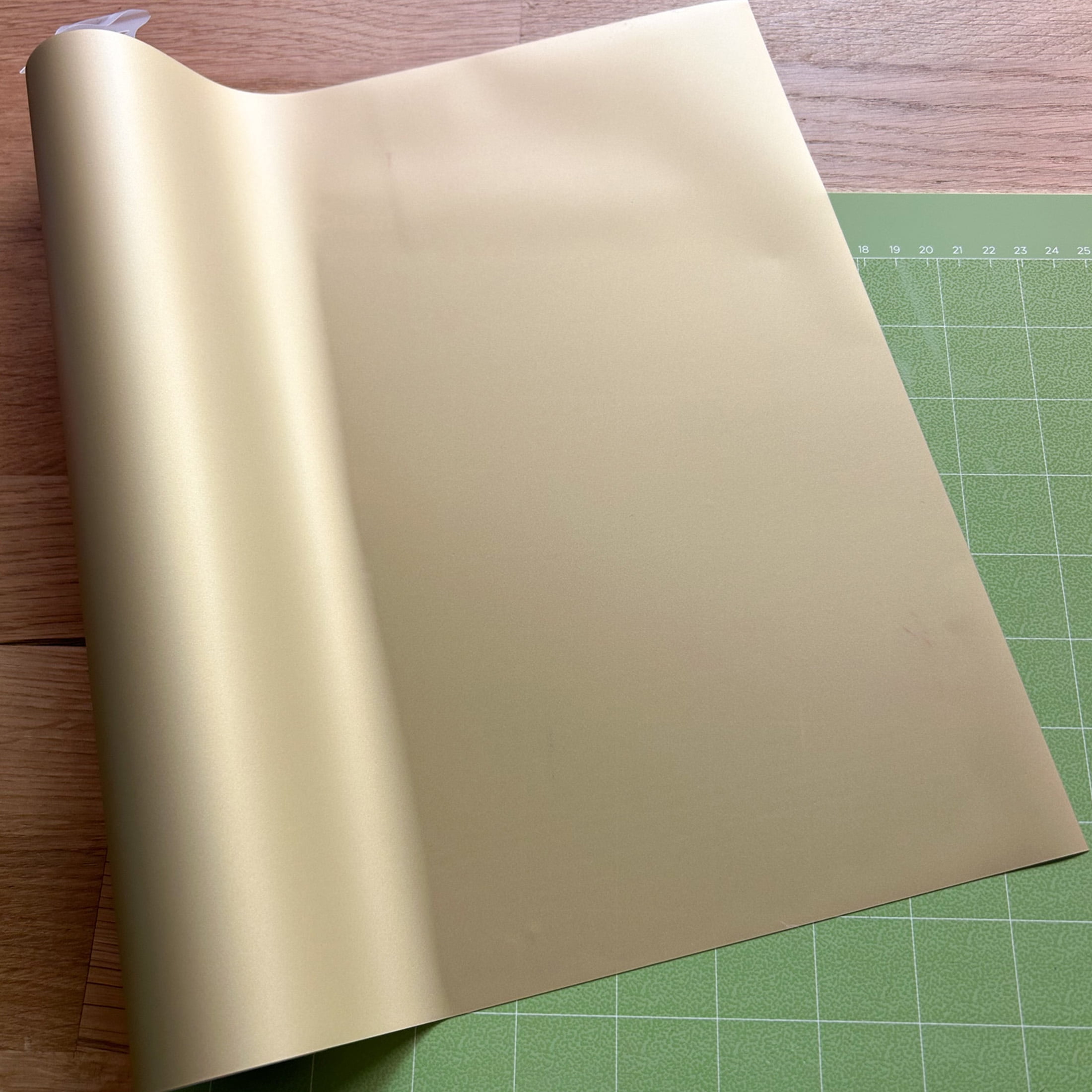 Hello Hobby 12" x 2' Gold Iron-On Craft Vinyl Roll