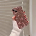 thumbnail image 2 of Case for iPhone 13,3D Meteorite Bubble Pattern Electroplate Plating Glitter Curly Wavy Frame Glossy Case,Soft TPU Shockproof Case for iPhone 13 Phone Case 6.1 Inch,Dark Green, 2 of 5