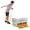 Gold, variant on THERABAND Resistance Band, Tan, Extra Light, 50-Yard Roll, Elastic Band for Strength Training, Stretching, Yoga, Pilates, Physical Therapy, Portable & Cut-to-Length, Color-Coded Levels