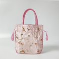 thumbnail image 4 of Typpkmm Women Embroidery Flower Handbags Elegant Data Line Storage Bag, 4 of 6