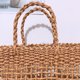 thumbnail image 2 of Bolsa de hombro de paja para mujer tejido playa hueco Totes cesta de la compra (café) Tmvgtek Para Estrenar, 2 of 4