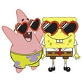 thumbnail image 2 of Girl's SpongeBob SquarePants Patrick in Heart-Shaped Sunglasses Graphic Tee White Medium, 2 of 4