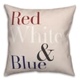 thumbnail image 2 of Creative Products Red, White and Blue Type 18 x 18 Spun Poly Pillow, 2 of 3