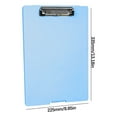 Bdday Clipboard with Storage A4 Size Aluminum Clipboards, Low Profile