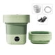 thumbnail image 1 of Lavadora portátil mini 8L con esterilización UV Secador giratorio plegable para usos en viajes incluye cesta y manguera drenaje, 1 of 5