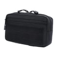 thumbnail image 2 of Bolsa de herramientas pequeña, organizador de bolsas modular horizontal, utilitario, con cremallera, con cerradura, resistente Negro, 2 of 9