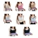 thumbnail image 5 of Jumpingount Ropa interior térmica para mujer, algodón grueso, otoño, deportes al aire libre, esquí, patinaje, cálido, chaleco esculpido sin Camisetas sin mangas Negro, 5 of 6