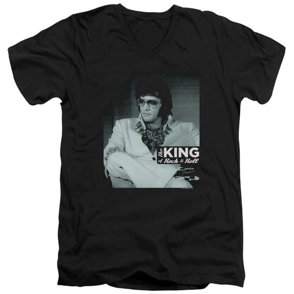 Elvis Presley - Good To Be - Slim Fit V Neck Shirt - Large