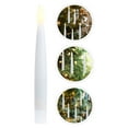 SEXAGESIMO 12 Sets Christmas Tree Candle Set with Warm White LED Lights