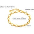 thumbnail image 3 of Stainless Steel Linked Infinity Charms Chain Style Bracelet, 3 of 11