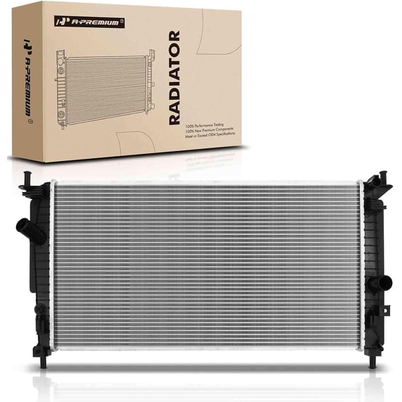A-Premium Engine Coolant Radiator Assembly Compatible with Mazda 3 2010 2011 2012 2013, 2.0L 2.3L 2.5L, Manual Transmission