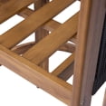 thumbnail image 5 of Christopher Knight Home Coastal Outdoor Woven Rope Barstools, Solid Wood Frames, Set of 2, Sand Cushions, 5 of 11