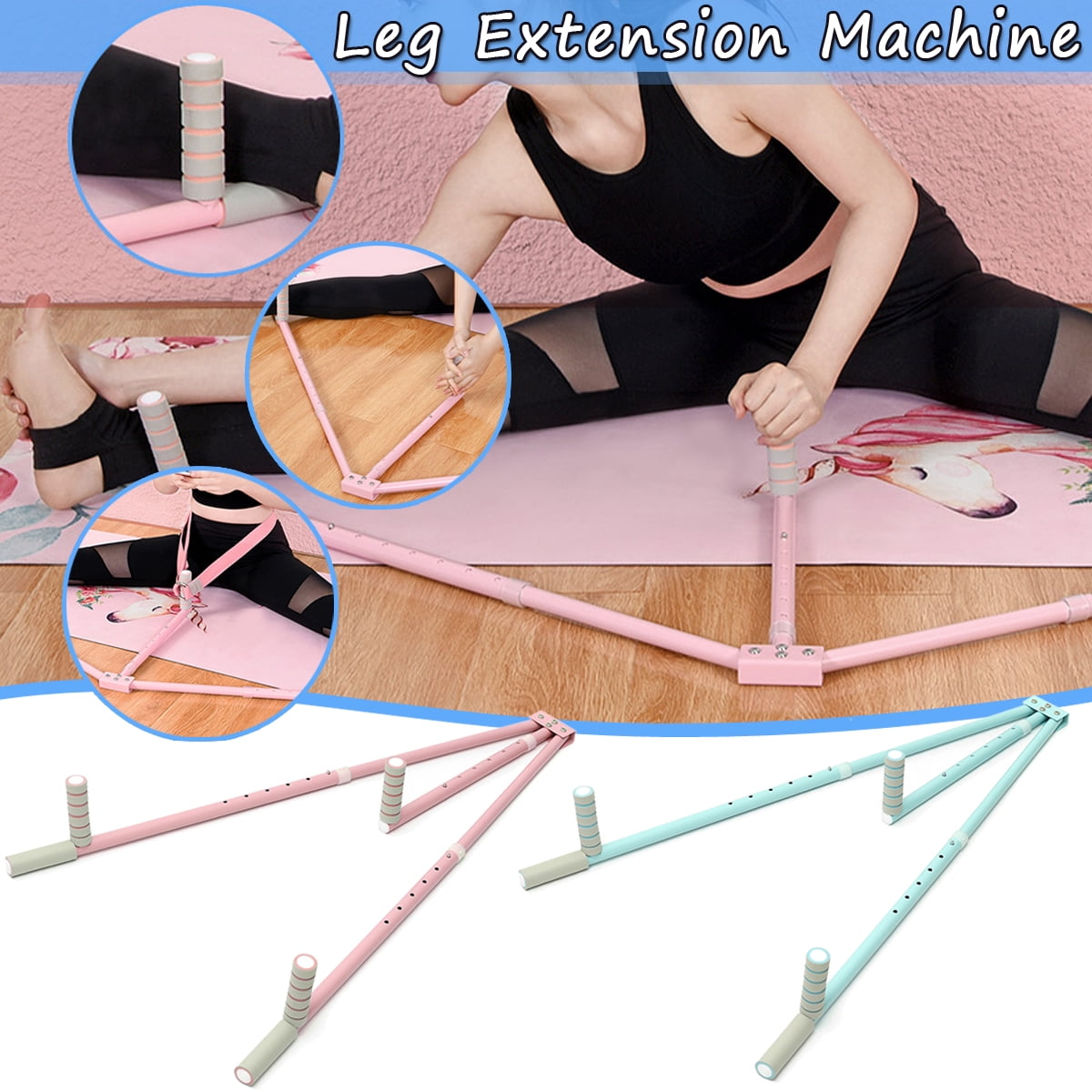 Yoga Split Beginner malisu Leg Stretcher Machine Heavy-Duty Leg Split Stretching Machine Gymnasts Dancers Leg Flexibility Training Equipment for Martial Artists