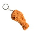 thumbnail image 3 of Realistic Fried Chicken Keychain, Funny Food-Shaped Novelty Bag Charm for Keys, Backpacks, and Gifts, 3 of 3