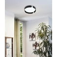 thumbnail image 2 of 99621A-Eglo Lighting-Valcasotto - 24W 1 LED Flush Mount In Transitional Style 3 Inches Tall and 13.75 Inches Wide-Black Finish, 2 of 2
