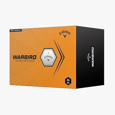Callaway Warbird Distance  Golf Balls 2025 24pk, White
