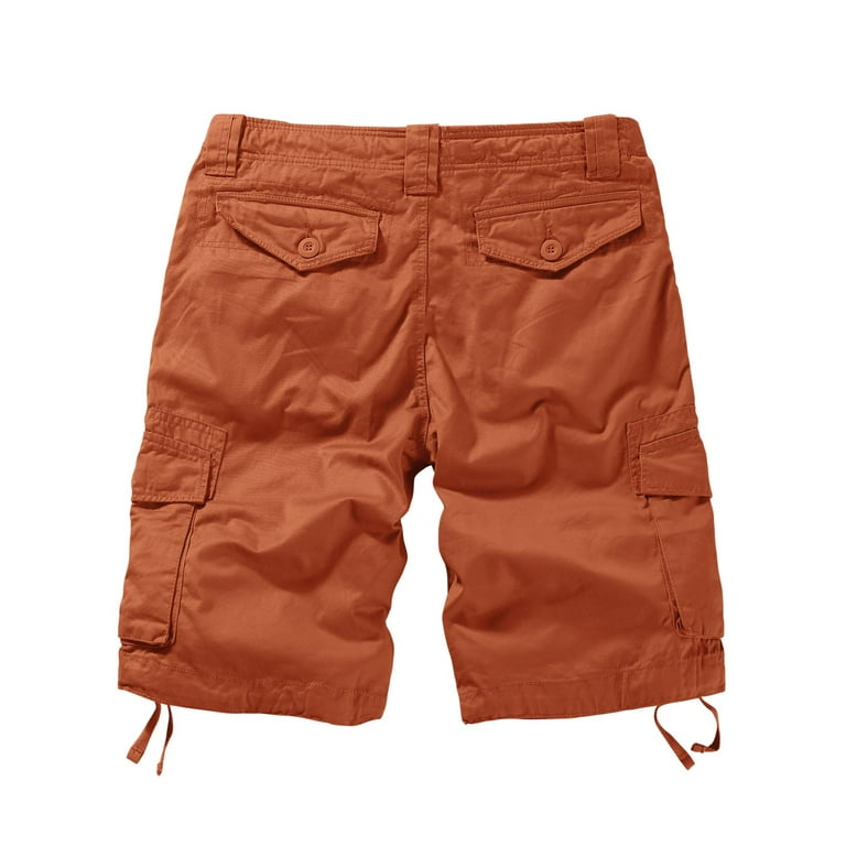 Matchstick Men Cotton Twill Multi Pocket Cargo Shorts for Work Sports Outdoor