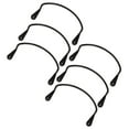 thumbnail image 1 of Pack of 6 Premium Billiard Pockets Pool s Bags Hook for Pockets Bag Accessory Black, 1 of 8