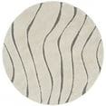 thumbnail image 5 of SAFAVIEH Florida Tabitha Geometric Waves Shag Area Rug, Cream/Grey, 6' x 9', 5 of 11