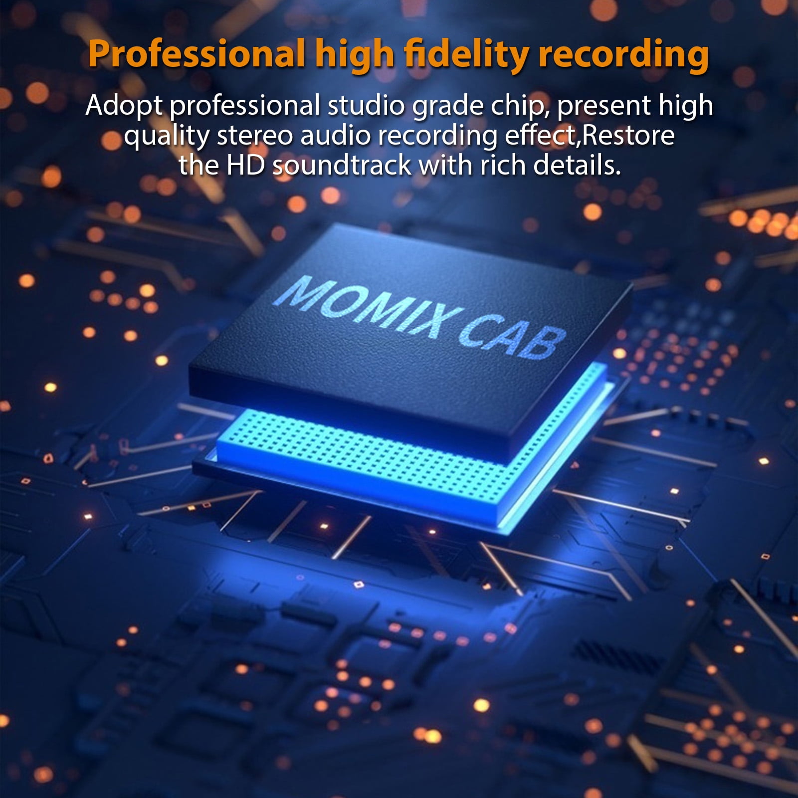 JOYO Portable Guitar Audio Interface, Lightweight Sound Card for Recording Live Streaming, Plug and Play