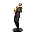thumbnail image 3 of Ebony Vibrations Saxophonist African American Man Playing the Saxophone Figurine, 3 of 3