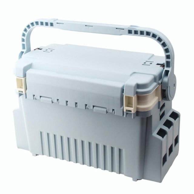 Caja de aparejos de pesca Accesorios ligeros de gran capacidad (L Clear Sky Blue) Ehuebsd Para Estrenar